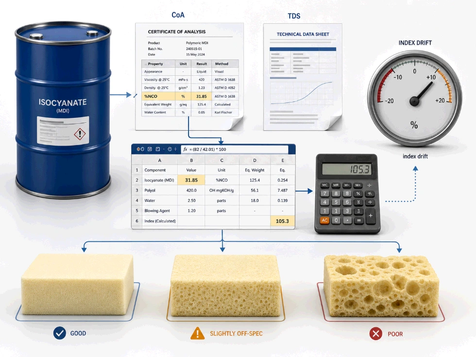 4 NCO Content Mistakes That Corrupt PU Foam Index